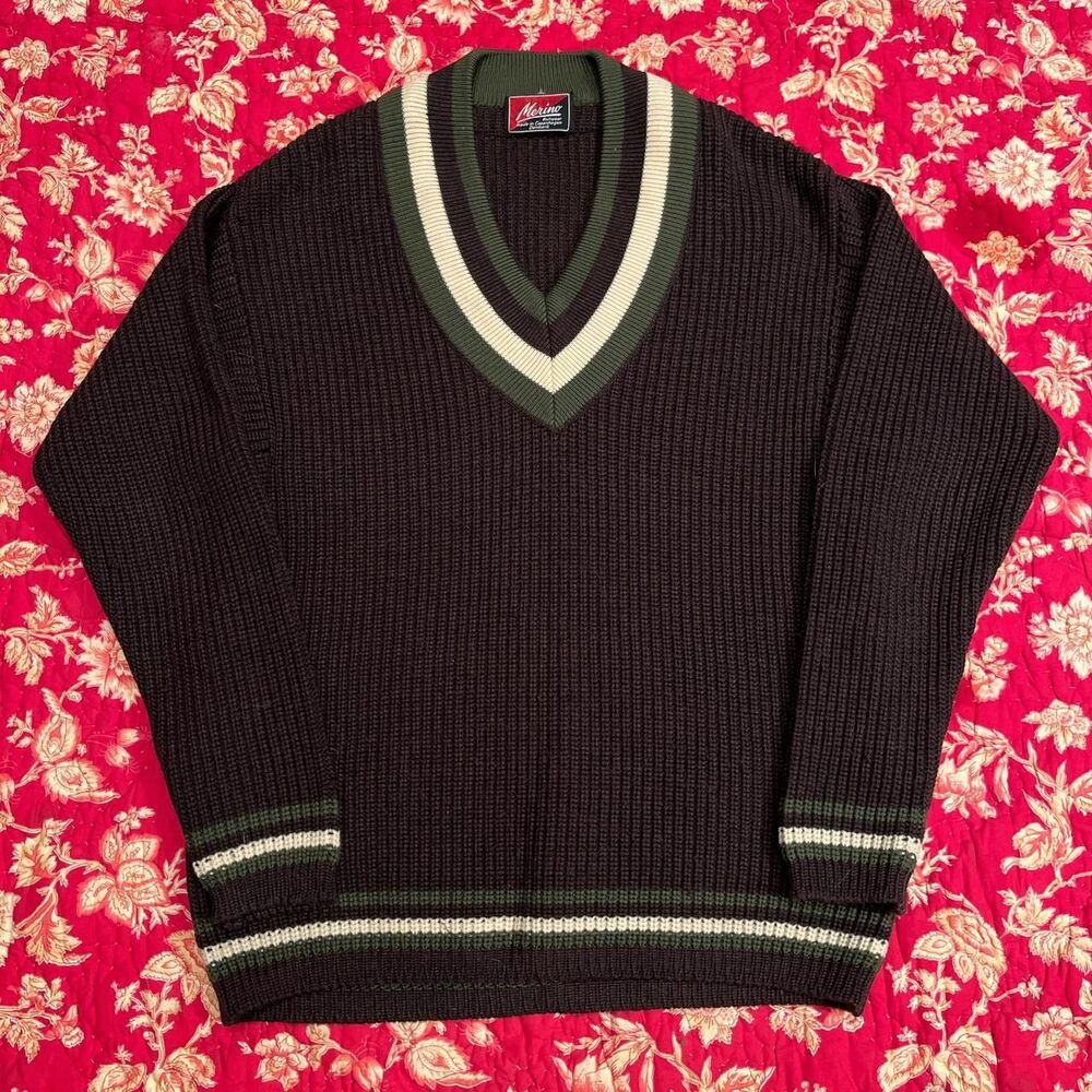 Merino Knitwear Copenhagen Denmark Super soft Comfy Grandpa knit Sweater!